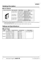 Preview for 2 page of Omron K8AB-VW Series Manual