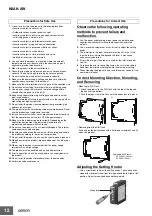 Предварительный просмотр 12 страницы Omron K8AK-AW Series Manual