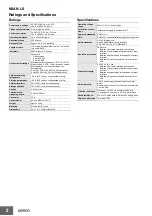 Preview for 2 page of Omron K8AK-LS Manual