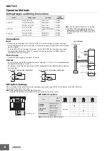 Preview for 6 page of Omron K8DT-AS Series Manual