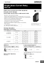 Omron K8DT-AS Seriesl Manual preview