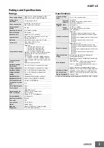 Preview for 3 page of Omron K8DT-LS Series Manual