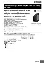 Preview for 1 page of Omron K8DT-PM Manual