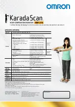 Preview for 3 page of Omron KaradaScan HBF-375 Quick Start Manual