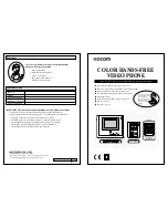 Preview for 1 page of Omron KIV-212 User Manual
