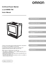 Omron KM-N3-FLK User Manual предпросмотр