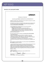 Preview for 52 page of Omron KP100G Technical Manual