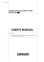 Omron KP100L-OD - 12-2010 User Manual preview