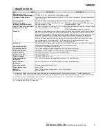 Preview for 5 page of Omron LASER ZX - Datasheet