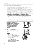 Предварительный просмотр 10 страницы Omron M1 Plus Instruction Manual