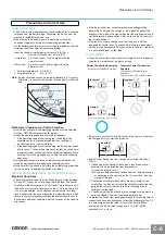 Предварительный просмотр 29 страницы Omron M12 connector --- --- D4N-9E22 Manual