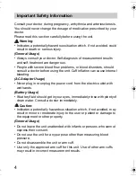 Предварительный просмотр 4 страницы Omron M2 Compact Instruction Manual