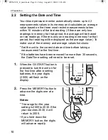 Предварительный просмотр 10 страницы Omron M3 Intellisense Instruction Manual