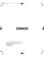 Preview for 12 page of Omron M5 Instruction Manual