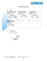 Preview for 13 page of Omron M6W Information Sheet