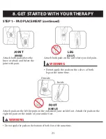 Preview for 21 page of Omron Max Power Relief PM500 Instruction Manual