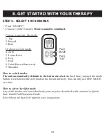 Preview for 23 page of Omron Max Power Relief PM500 Instruction Manual