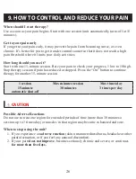 Preview for 26 page of Omron Max Power Relief PM500 Instruction Manual