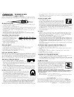 Предварительный просмотр 2 страницы Omron MC-106 Instruction Manual