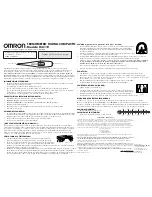 Предварительный просмотр 2 страницы Omron MC-110 Instruction Manual
