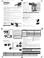 Предварительный просмотр 1 страницы Omron MC-246 Quick Start Manual