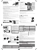 Предварительный просмотр 2 страницы Omron MC-246 Quick Start Manual