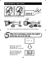 Preview for 12 page of Omron MC-510 Gentle Temp Instruction Manual