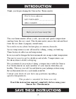 Предварительный просмотр 3 страницы Omron MC-514 with IntelliTemp Instruction Manual