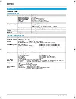 Preview for 2 page of Omron MECHATROLINK-II MP2100 Datasheet