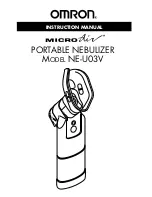 Omron MicroAir NE-U03V Instruction Manual предпросмотр