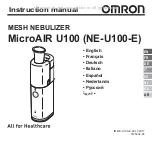 Omron MicroAIR U100 Instruction Manual preview