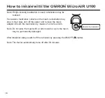 Preview for 22 page of Omron MicroAIR U100 Instruction Manual