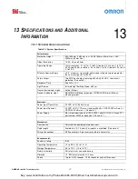 Preview for 41 page of Omron MiniSafe 4800 Series Installation And Operating Manual