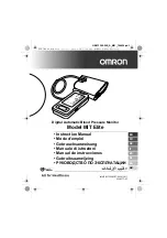 Omron MIT Elite Instruction Manual preview