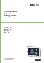 Предварительный просмотр 1 страницы Omron NA5-12*101 series Startup Manual