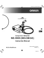 Preview for 1 page of Omron NE-C803 Instruction Manual