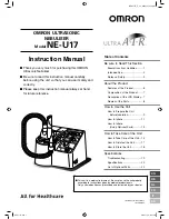 Preview for 1 page of Omron NE-U17 Instruction Manual