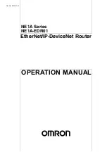 Omron NE1A-EDR01 Operation Manual preview
