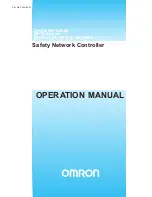 Предварительный просмотр 1 страницы Omron NE1A-SCPU01 - 07-2009 Operation Manual