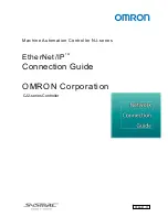 Preview for 1 page of Omron NJ-series Network Connection Manual