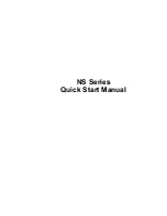 Preview for 1 page of Omron NS10 Quick Start Manual