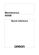 Preview for 1 page of Omron NS600 Quick Reference