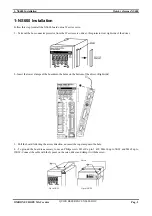 Preview for 3 page of Omron NS600 Quick Reference