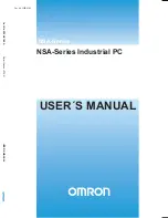 Preview for 1 page of Omron NSA12-15-TX11B User Manual