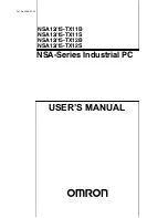 Preview for 1 page of Omron NSA12-TX11B User Manual