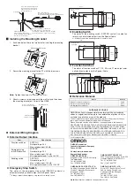 Preview for 4 page of Omron NSH5 Series Instruction Sheet