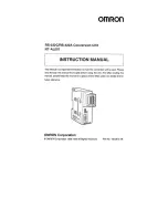 Omron NT-AL001 Instruction Manual preview