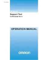 Omron NT-SERIES - SUPPORT TOOL FOR WINDOWS V4 Operation Manual preview