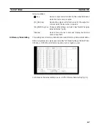 Preview for 66 page of Omron NT - SUPPORT TOOL 07-1995 Operation Manual