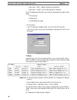 Preview for 60 page of Omron NT - SUPPORT TOOL FOR WINDOWS V4 Operation Manual